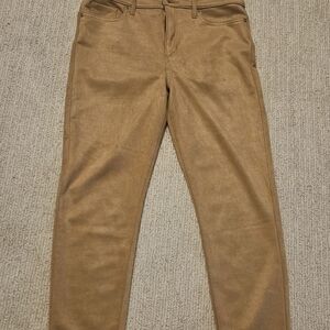 Banana Republic Suede/like Skinny Jeans 14 Wore Once